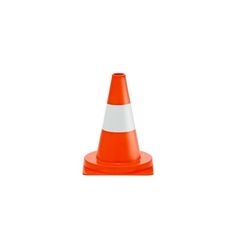  WEMAS Leitkegel Leitkegel tagesleuchtend, E320 0,5 kg orange Streifen weiß 12451701